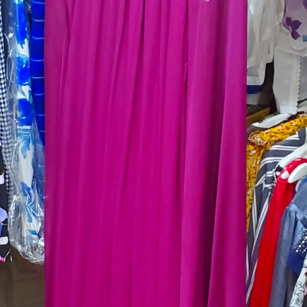 R & M Richards Evening Dress Burgandy